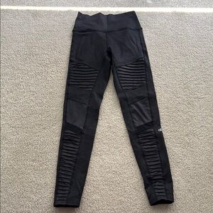 ALO Yoga Black MOTO Leggings